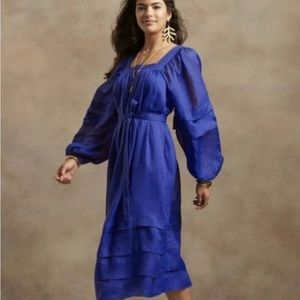 NWT Banana Republic Ramie midi dress